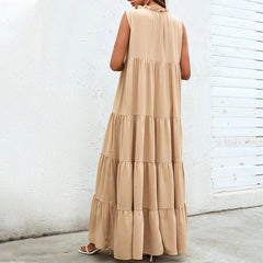 Good As Gold Tiered Tassel Midi Dress Ins Street
