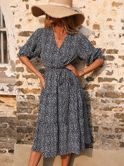 Enzo Printed Cutout Maxi Dress - FINAL SALE Ins Street