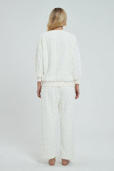 Andromeda Cozy Fluffy Fleece Matching Pajamas Set Ins Street