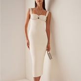 Strappy Diamente Embellished Bodycon Dress Ins Street