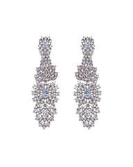 Tapestry Drop Earrings - Silver ACCE-001