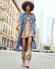 Jordyn Pocketed Button Down Flannel Jacket - FINAL SALE Ins Street