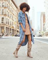 Jordyn Pocketed Button Down Flannel Jacket - FINAL SALE Ins Street