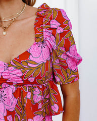 Weeping Willow Babydoll Crop Top Ins Street