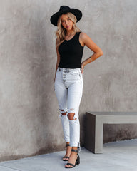 Anytime Cotton Tank - Black OLIV-001