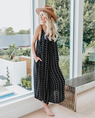 Baja Pocketed Tribal Jumpsuit InsStreet