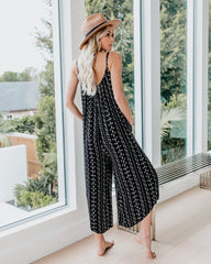 Baja Pocketed Tribal Jumpsuit InsStreet