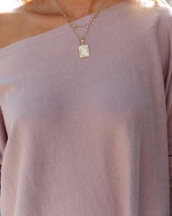 Blakely Cotton Blend Boat Neck Sweater - Mocha - FINAL SALE InsStreet