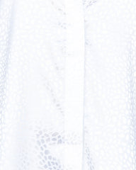 Blue Moon Satin Embossed Button Down Blouse - Ivory - FINAL SALE InsStreet