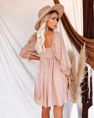 Bridgerton Metallic Swiss Dot Babydoll Dress Ins Street