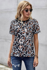 Leopard Print T-Shirt Ins Street