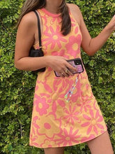 Casual Round Neck Sleeveless Vest Dress ins