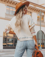 Color Story Cotton Sweatshirt - Cream STOR-001