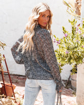 Deity Printed Button Down Blouse - FINAL SALE DRES-001