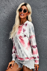 Drop Shoulder Tie Dye  Tee Ins Street