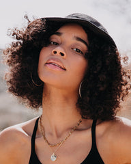 Echo Corduroy Bucket Hat - Black Ins Street