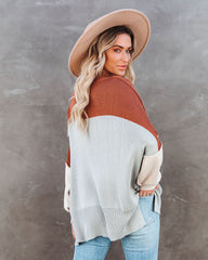 Fable Cotton Blend Colorblock Sweater Ins Street