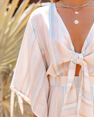 Fly A Little Higher Pocketed Tie Front Romper Ins Street