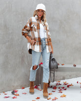 Garth Pocketed Plaid Shacket Ins Street