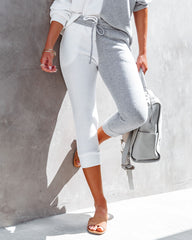 Grey Area Pocketed Colorblock Knit Joggers Ins Street