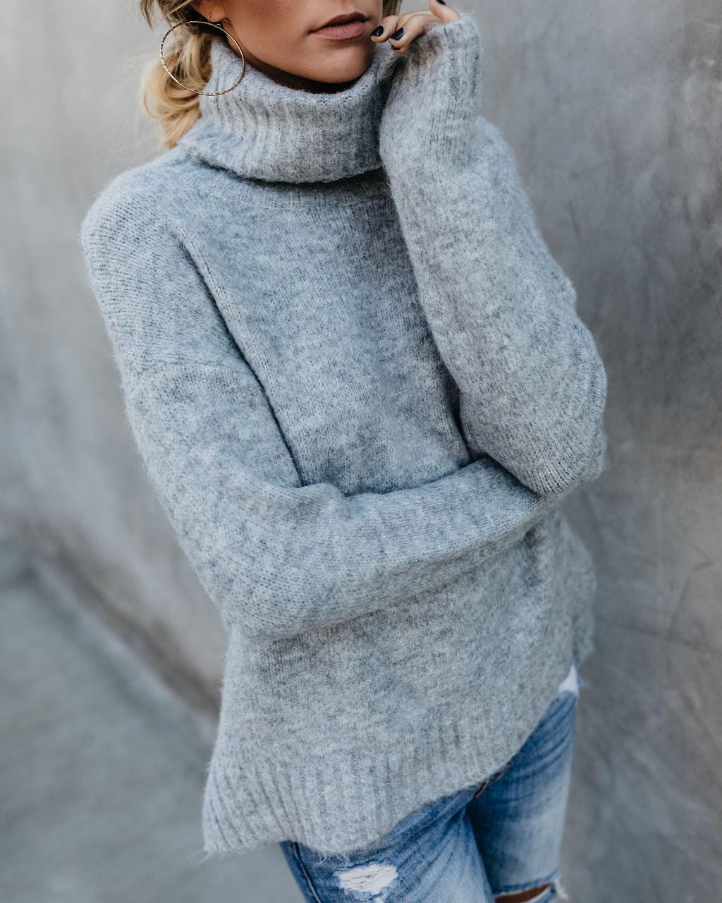Henry Sweater - Heather Grey - FINAL SALE Ins Street