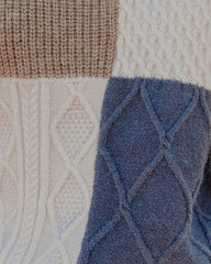 Jasmin Colorblock Turtleneck Knit Sweater Ins Street