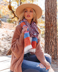Jenesis Striped Scarf - Orange Combo - FINAL SALE Ins Street