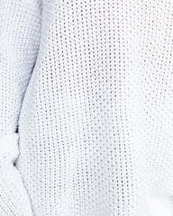 Just Enjoy Relaxed Knit Sweater - White Ins Street