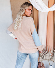 Lennox Button Front Colorblock Cardigan Ins Street