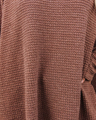 Lovell Boat Neck Thermal Knit Top - Wood Ins Street