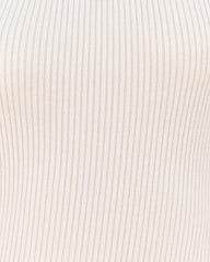 Mina Contrast Polka Dot Sleeve Knit Top - Ivory Ins Street