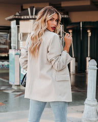 Nicolet Pocketed Peacoat Ins Street