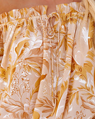 Papaya Printed Off The Shoulder Blouse Ins Street