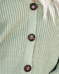 Presidio Button Front Crop Knit Cardigan - FINAL SALE Ins Street