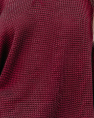 Robust Long Sleeve Thermal Top - Burgundy Ins Street