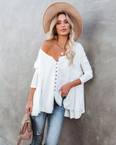 Rufus Contrast Knit Top - Ivory Ins Street