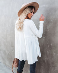 Rufus Contrast Knit Top - Ivory Ins Street