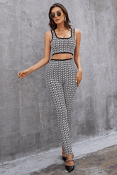 Tansy Crop Top Pants Set Ins Street