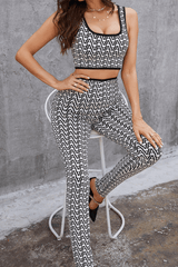 Tansy Crop Top Pants Set Ins Street