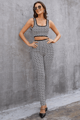 Tansy Crop Top Pants Set Ins Street