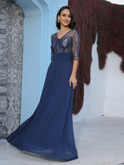 Solid Color Temperament Commuter High Waist Lace Dress 2023-03-14 InsStreet