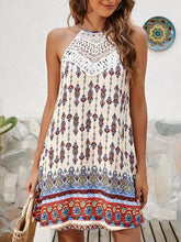 Vintage Printed Lace Stitching Bohemian Dress Ins Street