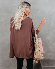 Wear It Well Long Sleeve Bamboo Knit Top - Coffee Ins Street