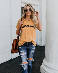 Weekender Distressed Vintage Cotton Tee Ins Street