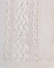 Whitby Cotton Blend Cable Knit Sweater Vest Ins Street