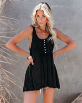 Wonderful Day Relaxed Knit Tunic - Faded Black Ins Street