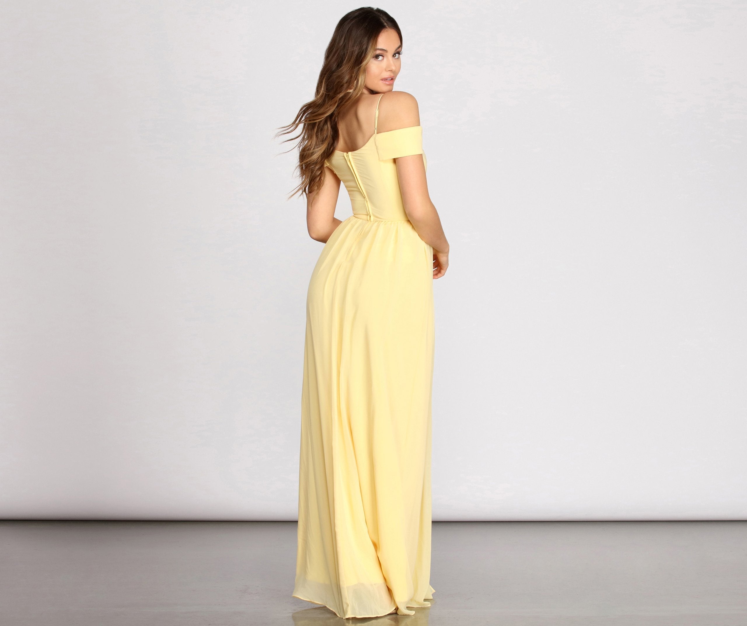 Daisy Off Stylish Shoulder A-Line Dress InsStreet