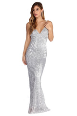 Gabriela Formal Stylish Sequin Glam Dress InsStreet