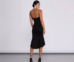 Such A Stylish Classic Midi Dress InsStreet