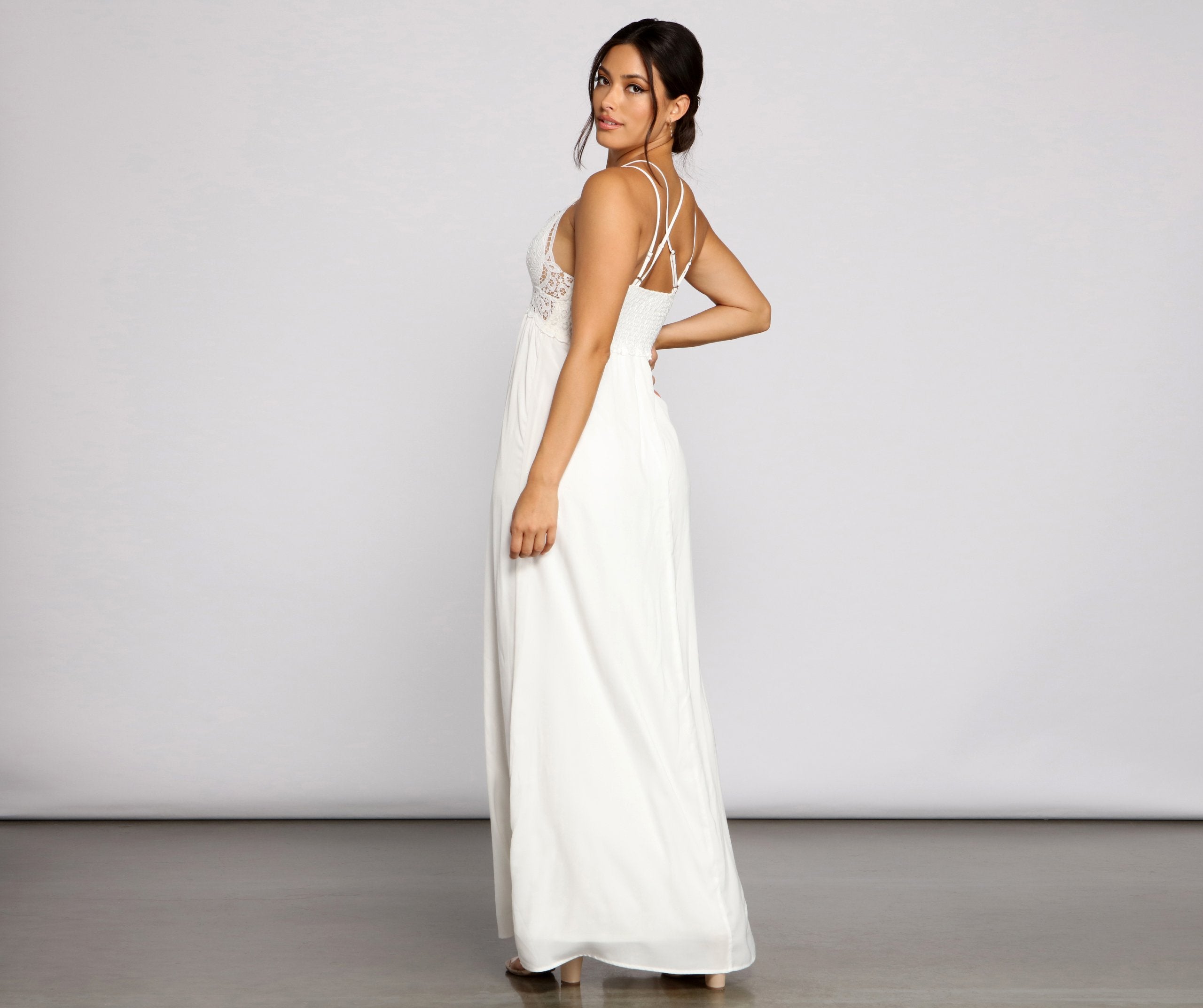 Effortless Flowy Stylish Woven Maxi Dress InsStreet